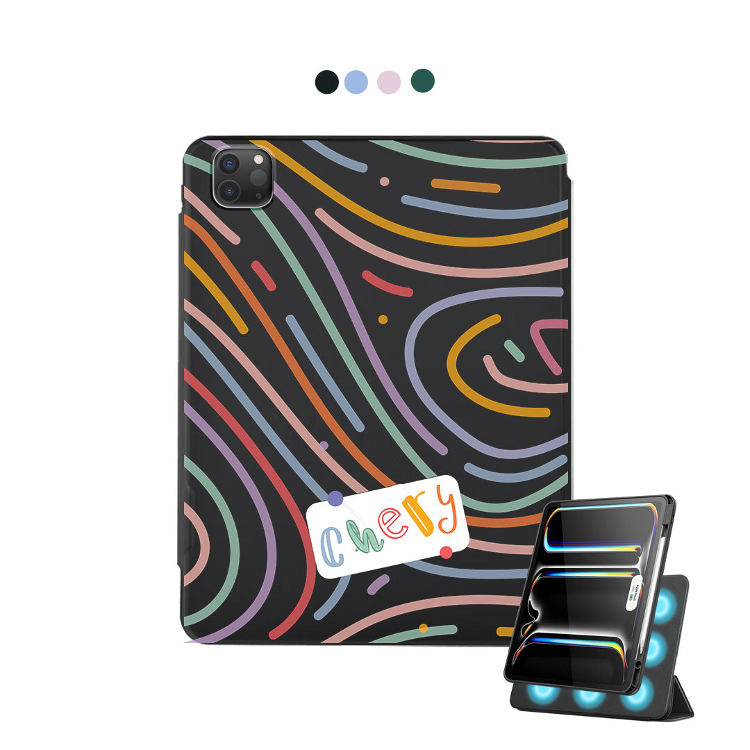 غطاء قابل للفصل لجهاز iPad - شعار Doodle 2.0