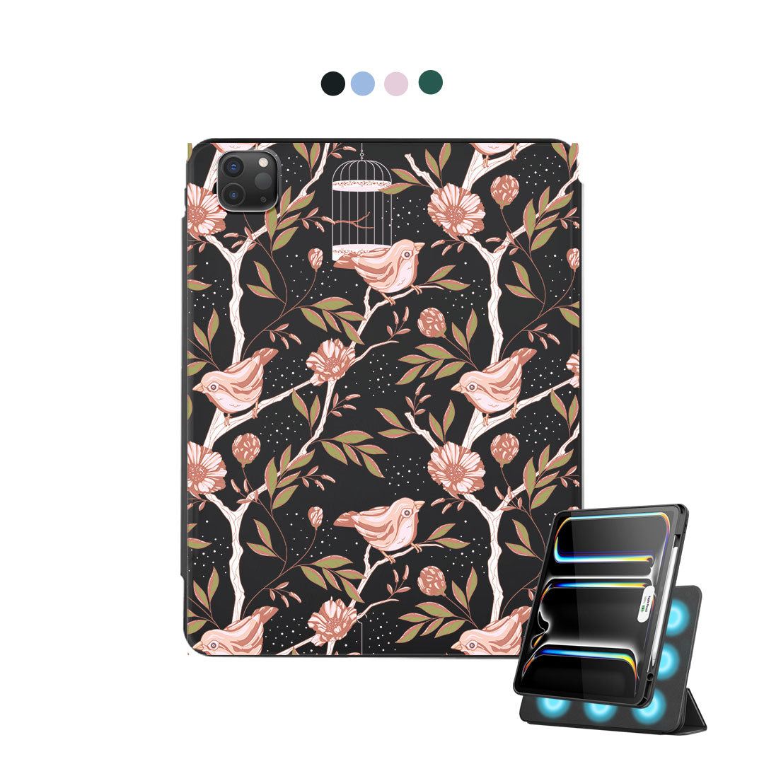 iPad Detachable Flip Cover - Lovebird 14.0