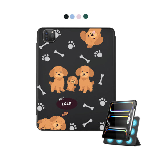 iPad Detachable Flip Cover - Poodle Squad
