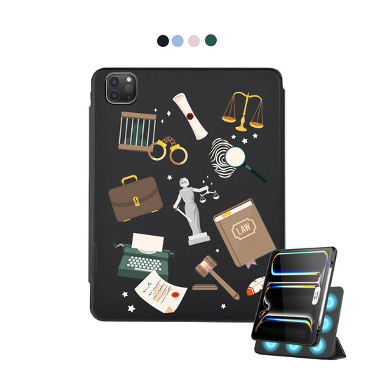 غطاء قابل للفصل لجهاز iPad - محامٍ