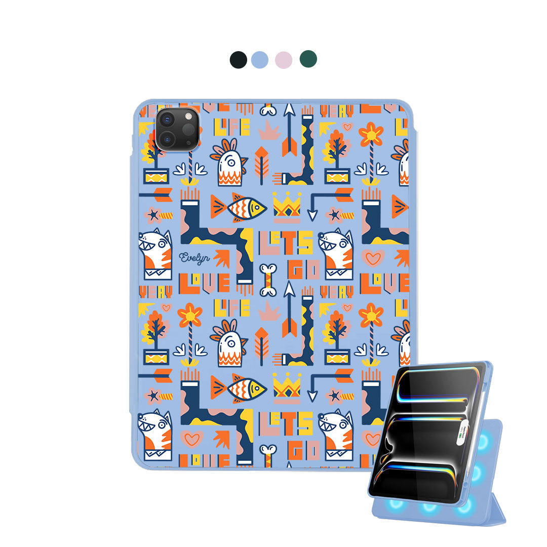iPad Detachable Flip Cover - Life in Color