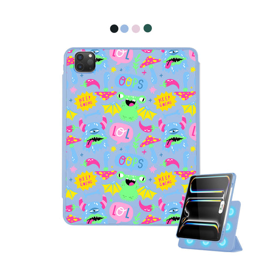 غطاء قابل للفصل لجهاز iPad - Monster Say Keep Going