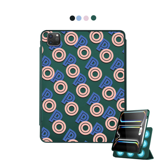 iPad Detachable Flip Cover - Initial Monogram 1.0