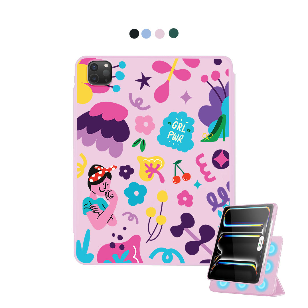 غطاء iPad قابل للفصل - Girl Power