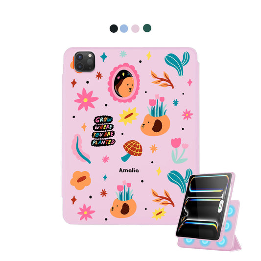 iPad Detachable Flip Cover - Grow and Bloom