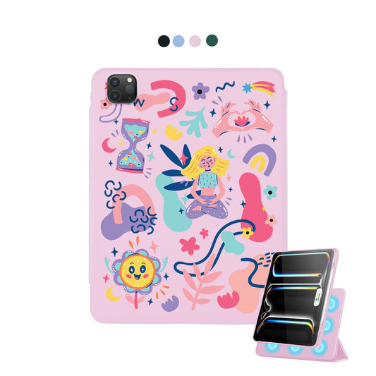 iPad Detachable Flip Cover - Heather