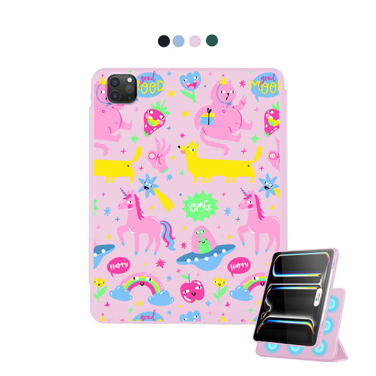 غطاء قابل للفصل لجهاز iPad - Monster Say Good Mood