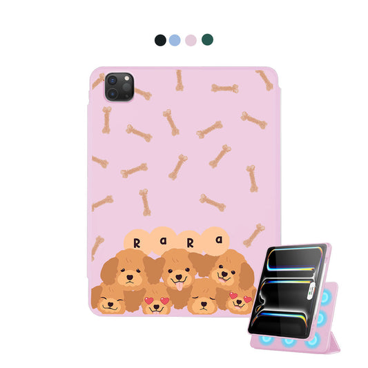 غطاء قابل للفصل لجهاز iPad - Poodle Squad 3.0