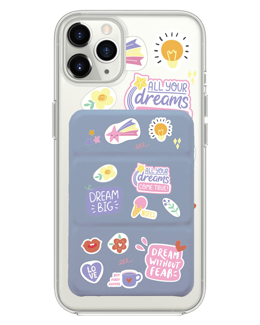 เคสพับสามทบแม่เหล็กสำหรับ iPhone - Dream Sticker Pack