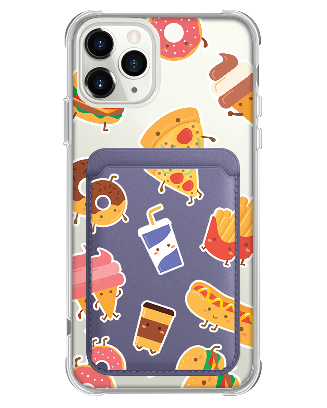 iPhone Magnetic Wallet Case - Fast Foodies