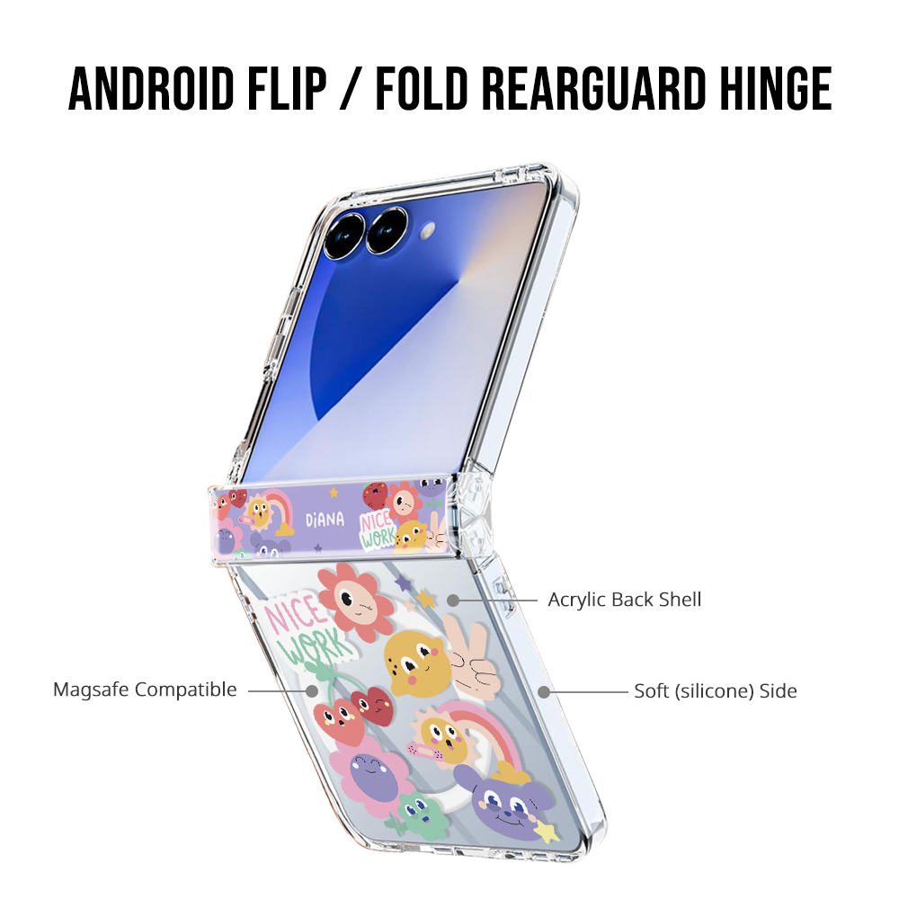 Android Flip / Fold Rearguard Hinge - Dog (Chinese Zodiac / Shio)