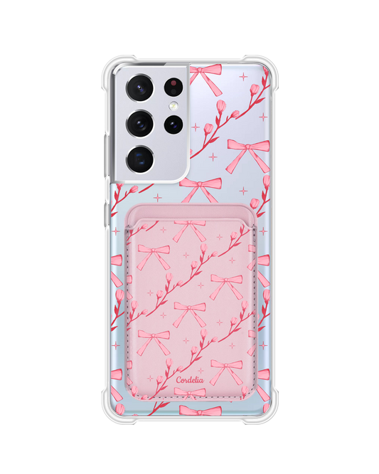 Android Magnetic Wallet Case - Coquette Floral