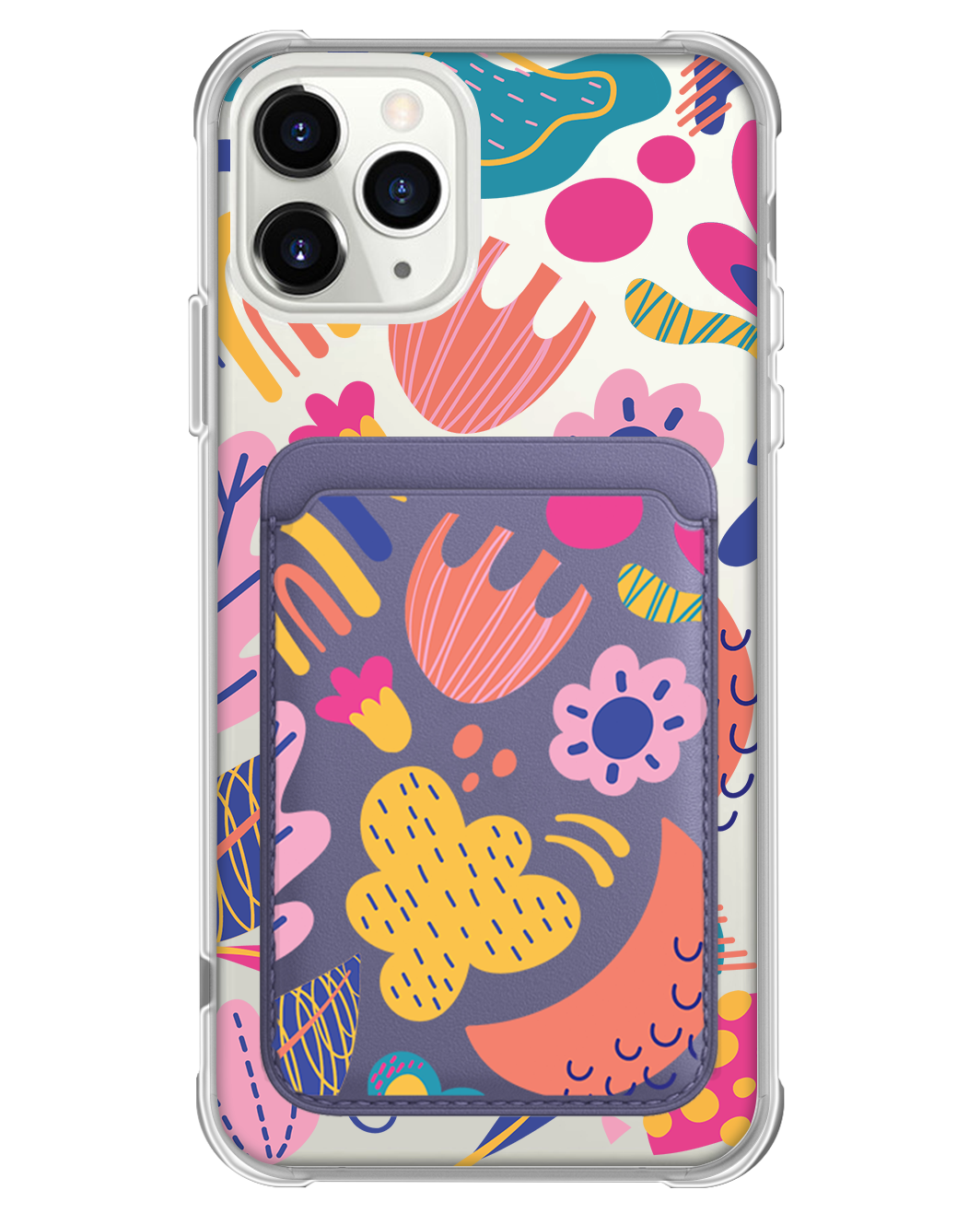 iPhone Magnetic Wallet Case - Florals