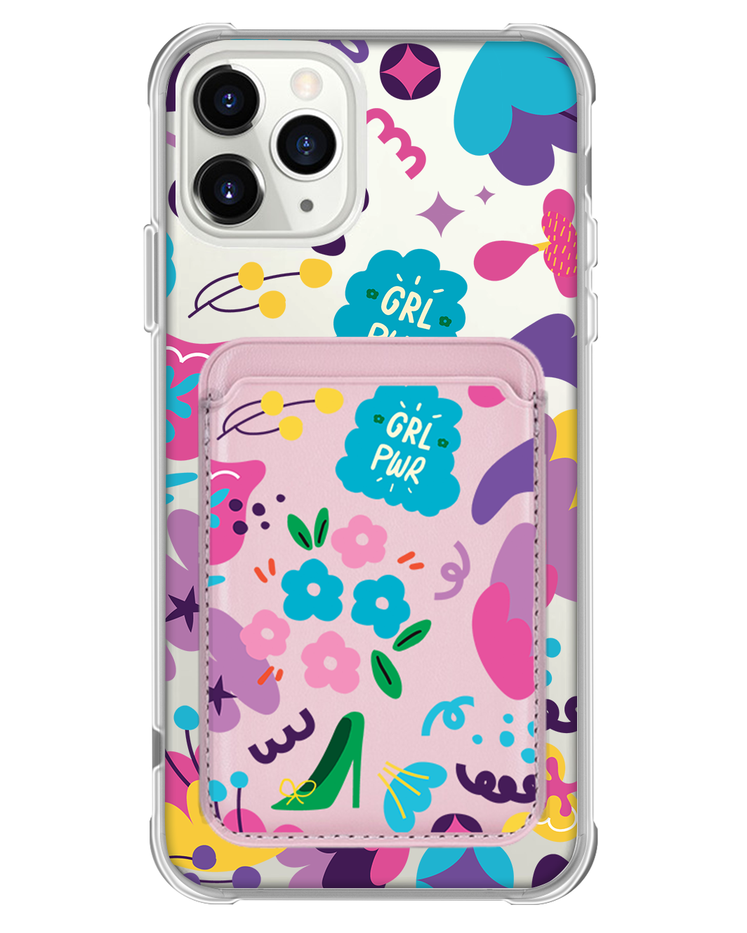 iPhone Magnetic Wallet Case - Girl Power