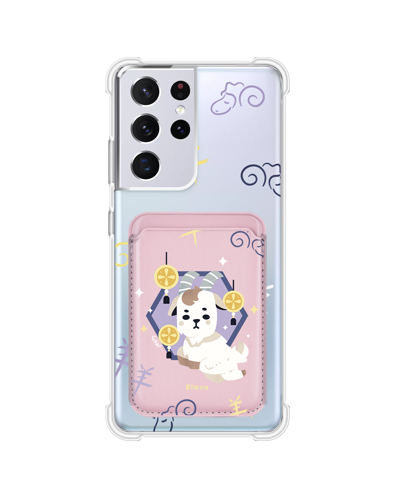 Android Magnetic Wallet Case - Goat (Chinese Zodiac / Shio)