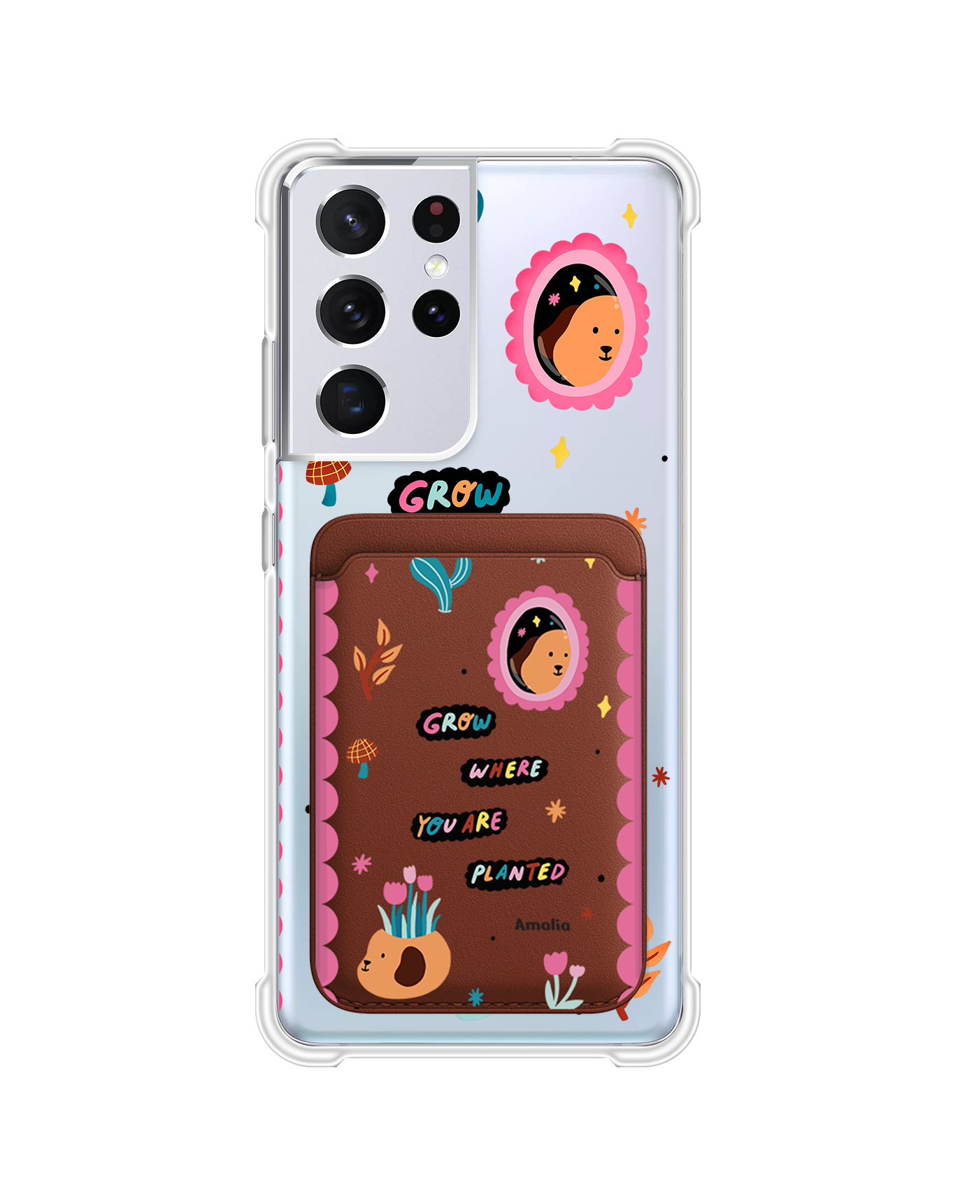 เคสกระเป๋าสตางค์แม่เหล็กสำหรับ Android - ปลูกได้ทุกที่ที่คุณปลูก