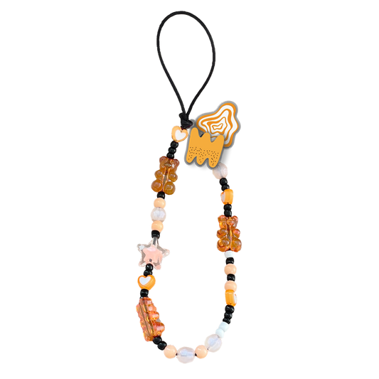 Beaded Strap with Acrylic Charm  - Hello Autumn