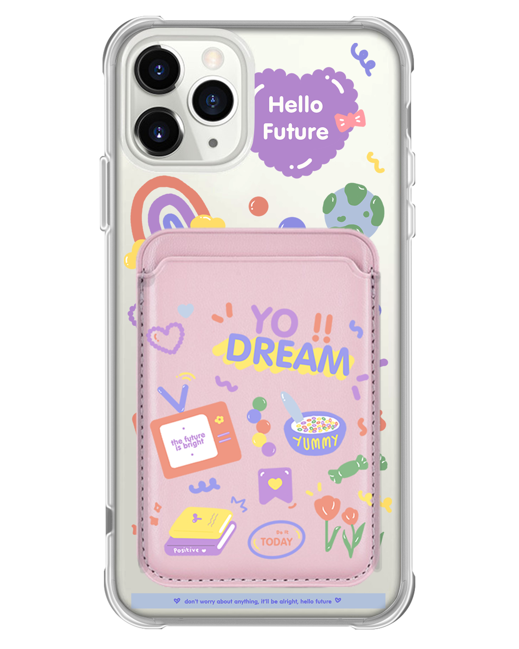 iPhone Magnetic Wallet Case - Hello Future