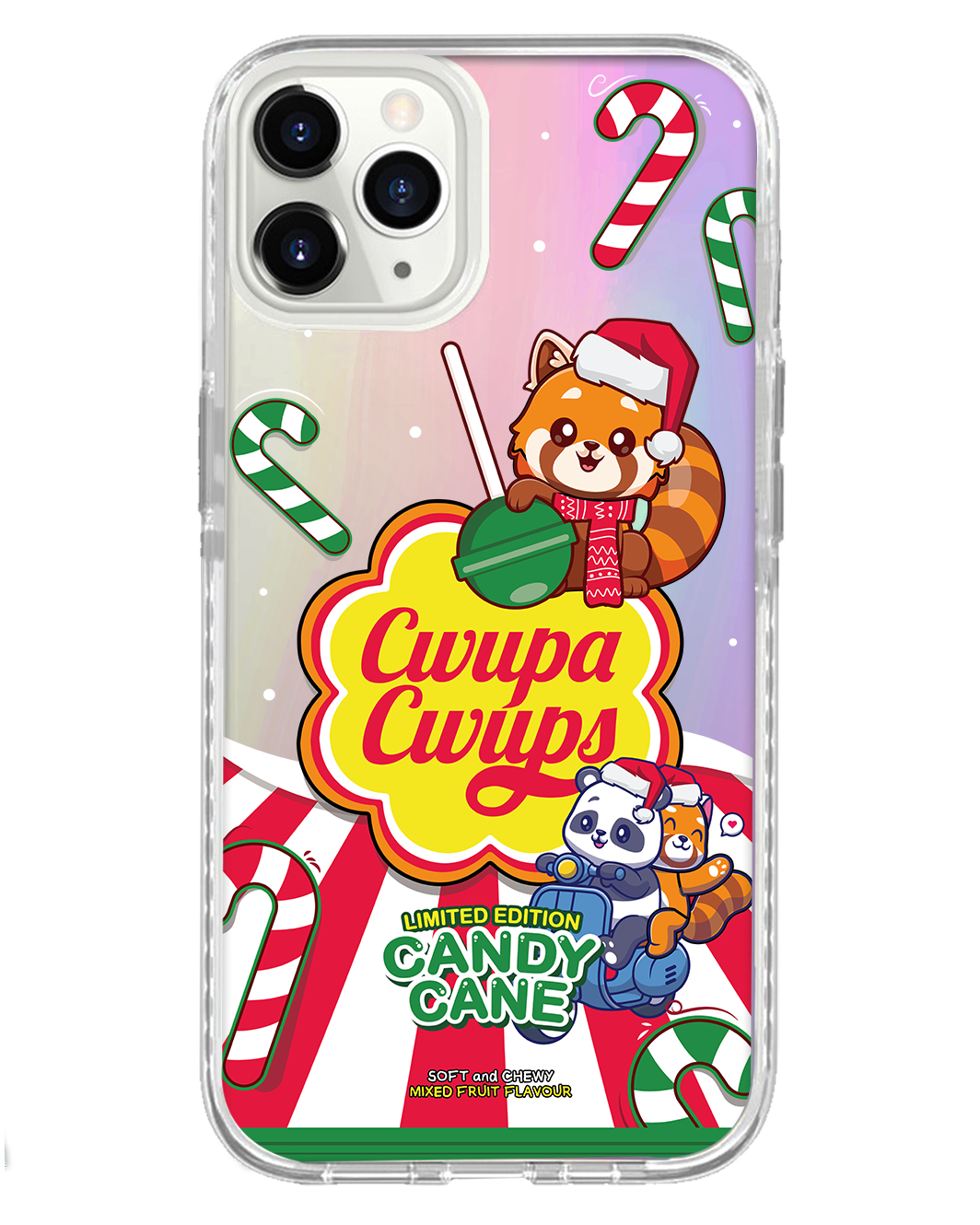 حماية خلفية للآيفون - Cwupa Cwups Christmas