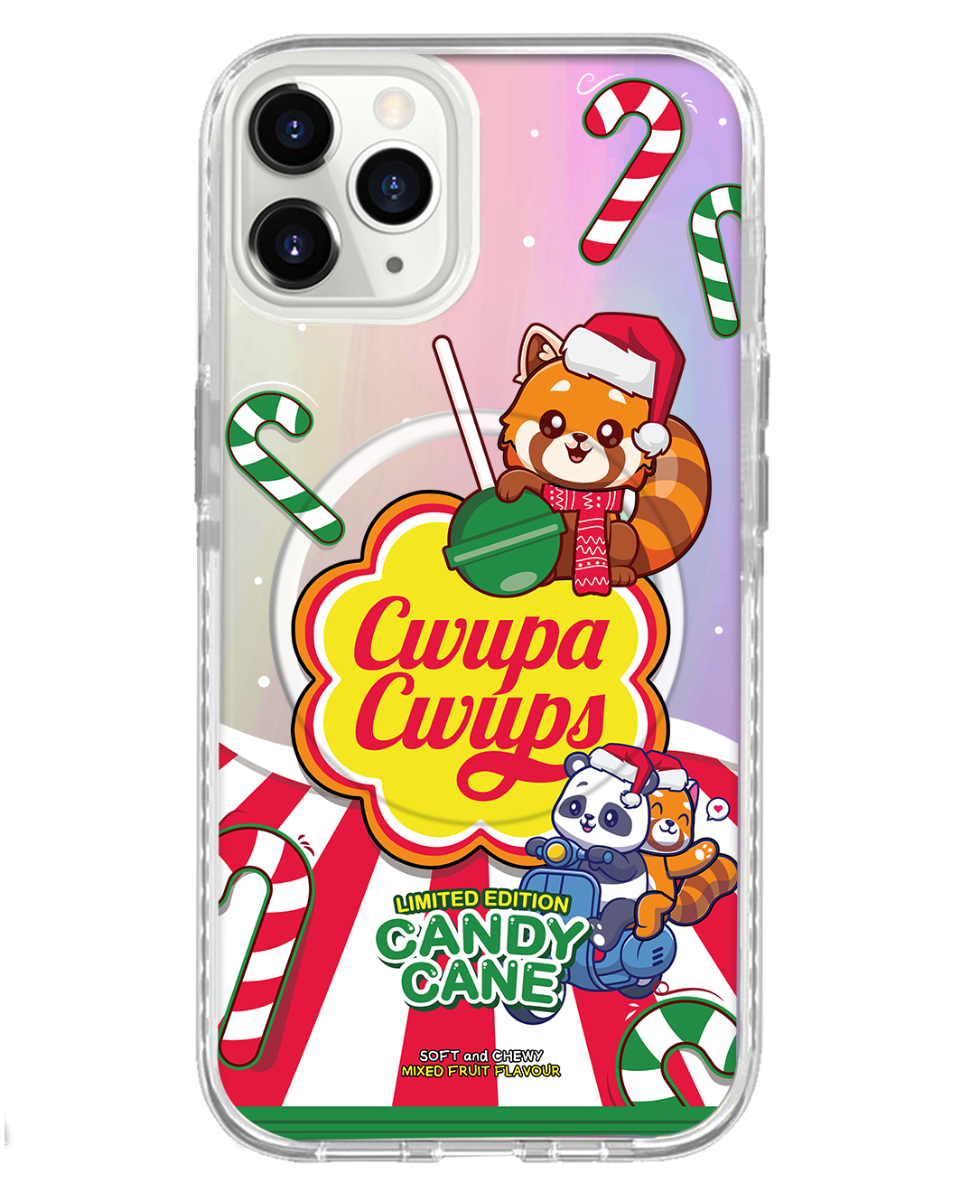 حماية خلفية للآيفون - Cwupa Cwups Christmas