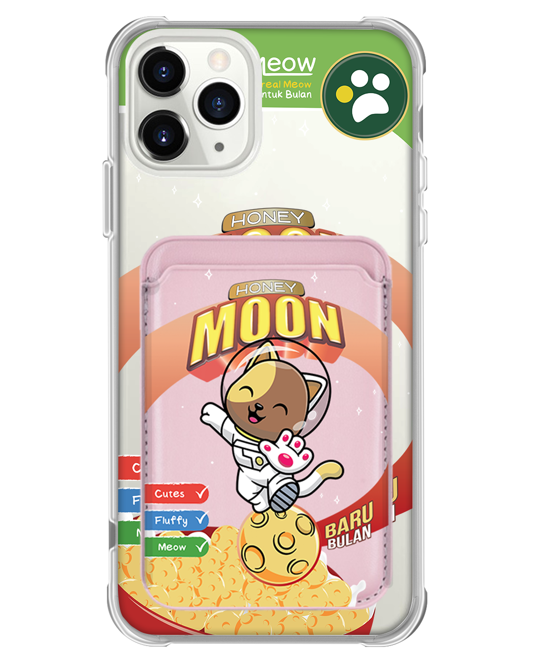 iPhone Magnetic Wallet Case - Honey Moon