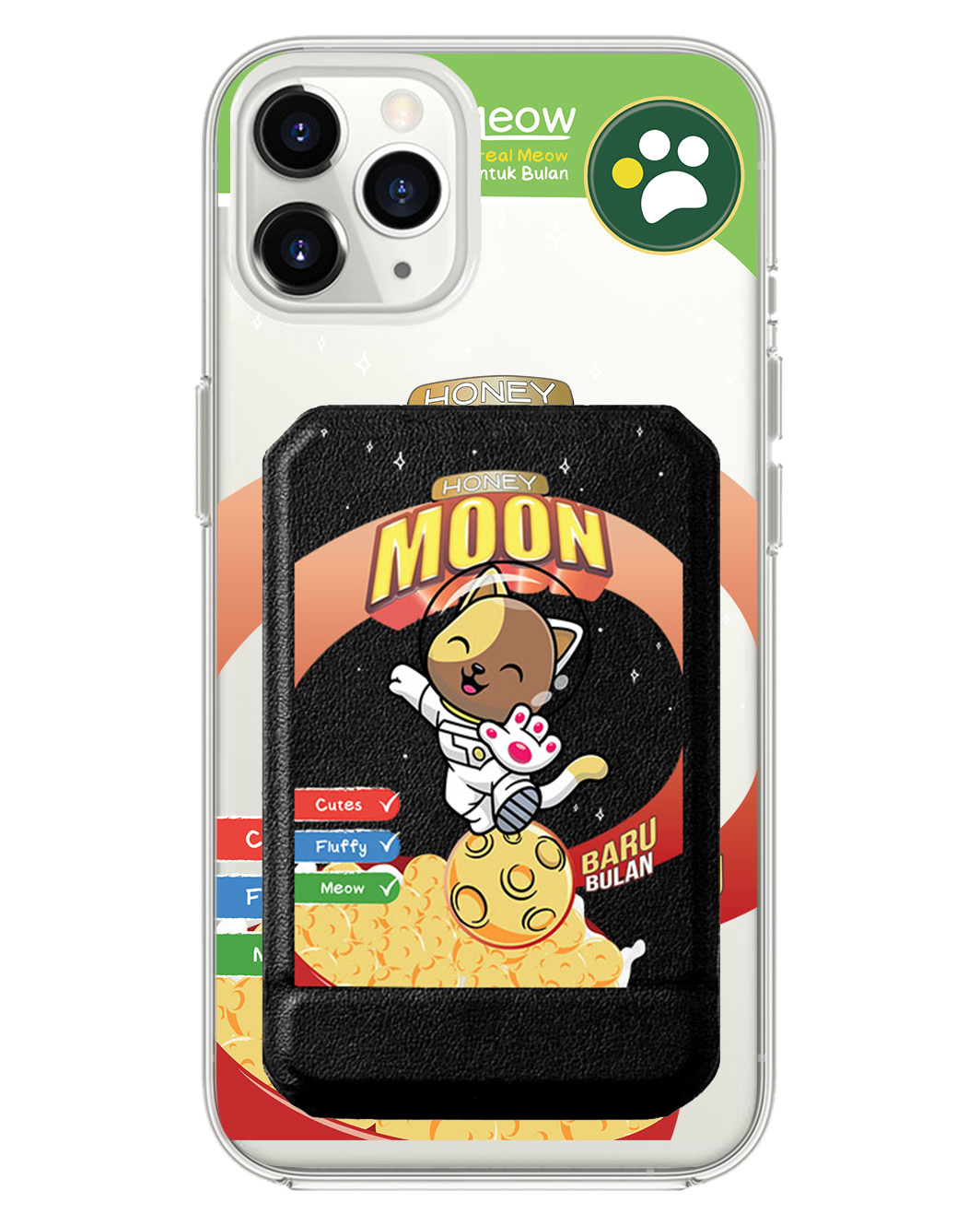 iPhone Magnetic Multifold Wallet - Honey Moon
