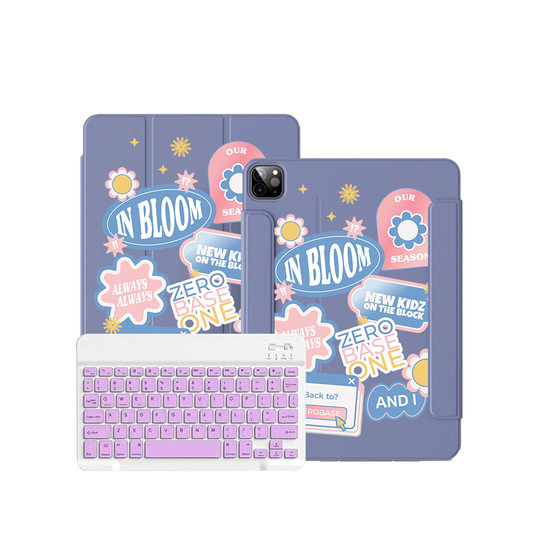 สติ๊กเกอร์เพลง Zerobaseone สำหรับ iPad / Android Tab Wireless Keyboard Flipcover
