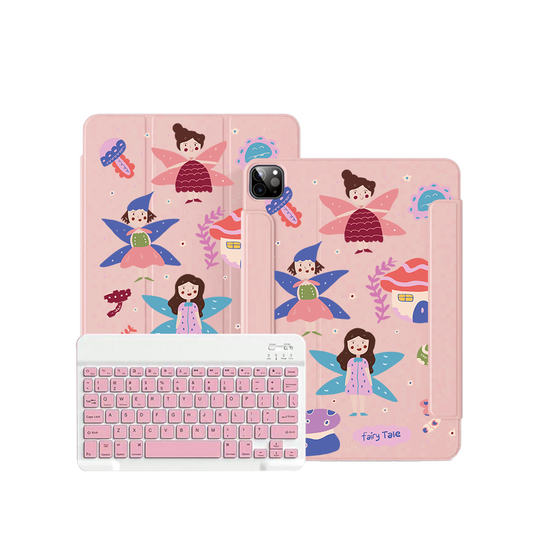 ฝาพับคีย์บอร์ดไร้สายสำหรับ iPad / Android - Fairytale