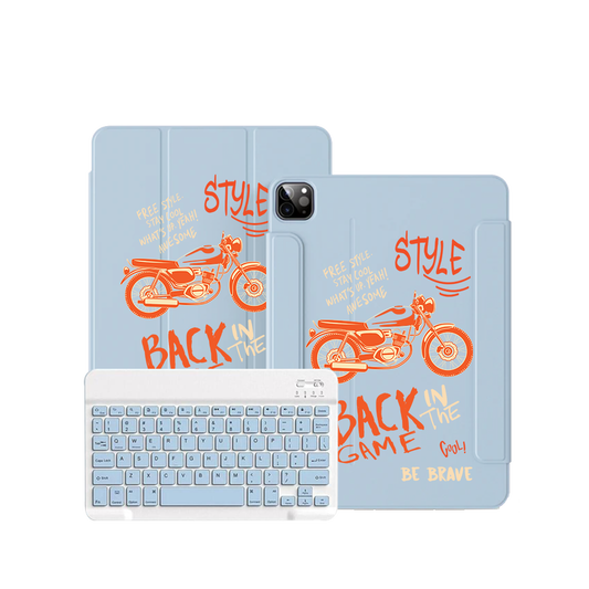 ฝาพับคีย์บอร์ดไร้สายสำหรับ iPad / Android Tab - กลับมาอยู่ในเกมอีกครั้ง