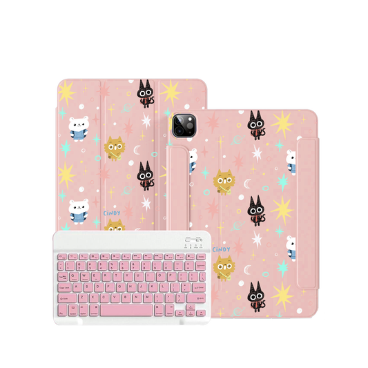 ฝาพับคีย์บอร์ดไร้สายสำหรับ iPad / Android - Backpack Traveller