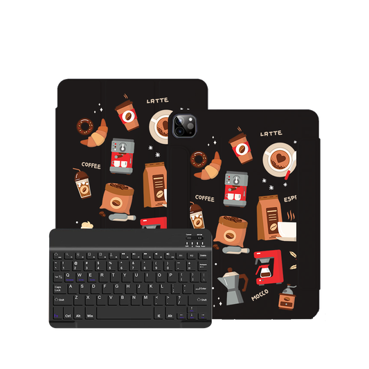ฝาพับคีย์บอร์ดไร้สายสำหรับ iPad / Android - Barista