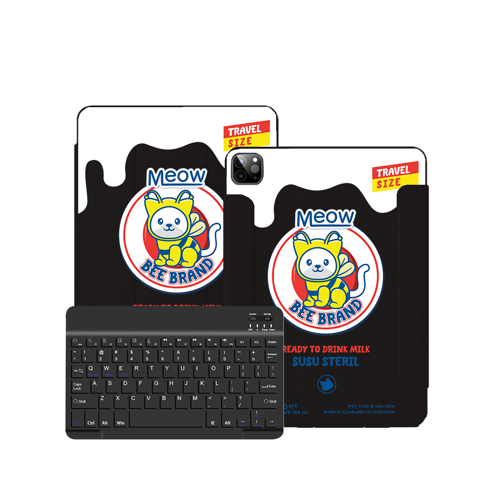 ฝาพับคีย์บอร์ดไร้สายสำหรับ iPad / Android - Bee Brand