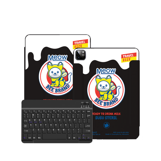 ฝาพับคีย์บอร์ดไร้สายสำหรับ iPad / Android - Bee Brand