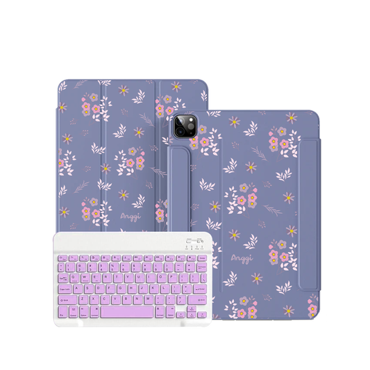 ฝาพับคีย์บอร์ดไร้สายสำหรับ iPad / Android - Cherry Blossom