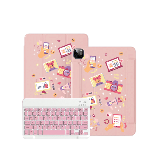 ฝาพับคีย์บอร์ดไร้สายสำหรับ iPad / Android Tab - Content Creator