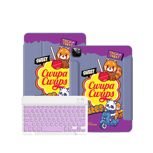 ฝาพับคีย์บอร์ดไร้สายสำหรับ iPad / Android - Cwupa Cwups