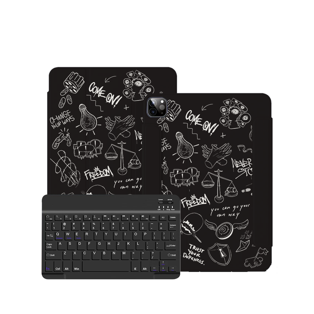 ฝาพับคีย์บอร์ดไร้สายสำหรับ iPad / Android - Freedom 1.0