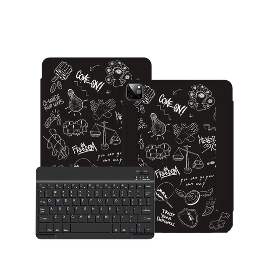ฝาพับคีย์บอร์ดไร้สายสำหรับ iPad / Android - Freedom 1.0