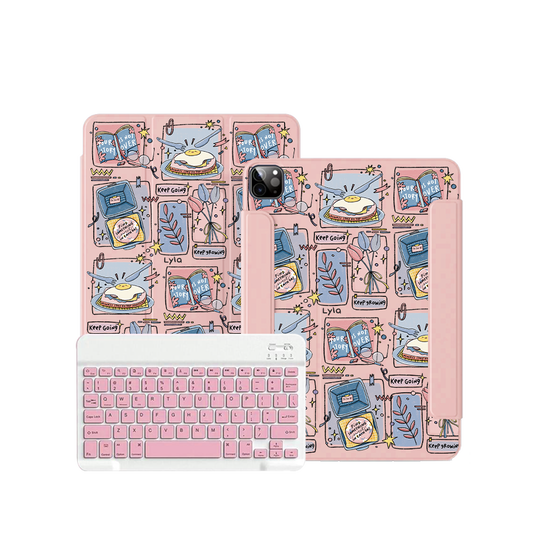 ฝาพับคีย์บอร์ดไร้สายสำหรับ iPad / Android - Grow (Sunnysidearteu)