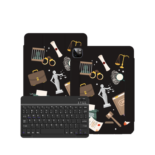ฝาพับคีย์บอร์ดไร้สายสำหรับ iPad / Android - ทนายความ