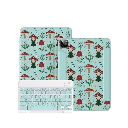 ฝาพับคีย์บอร์ดไร้สายสำหรับ iPad / Android Tab - Lost in the Forest 2.0