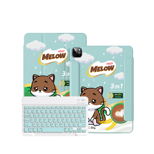 ฝาพับคีย์บอร์ดไร้สายสำหรับ iPad / Android - Melow