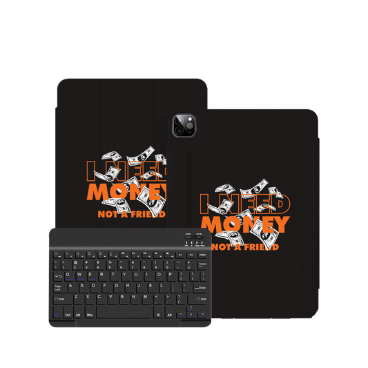 ฝาพับคีย์บอร์ดไร้สายสำหรับ iPad / Android Tab - เงินดีกว่าเพื่อน