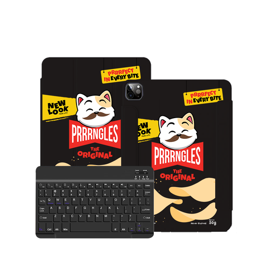 ฝาพับคีย์บอร์ดไร้สายสำหรับ iPad / Android - Prrrngles