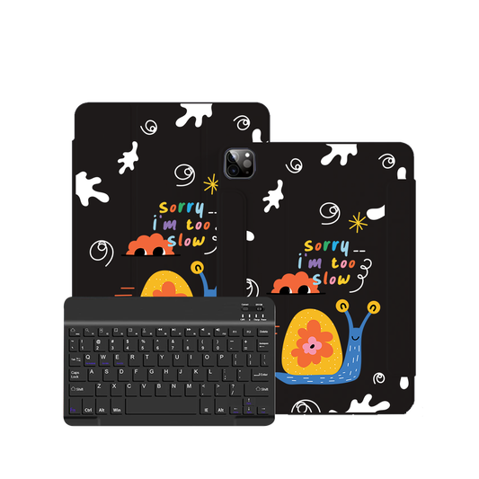 ฝาพับคีย์บอร์ดไร้สายสำหรับ iPad / Android Tab - ขออภัยที่ช้า