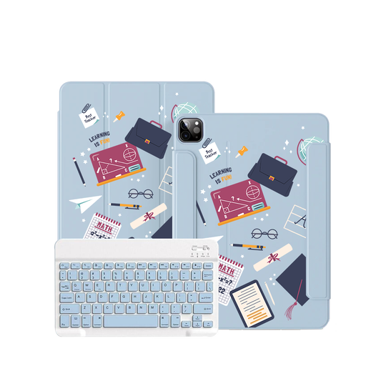 ฝาพับคีย์บอร์ดไร้สายสำหรับ iPad / Android - Teacher