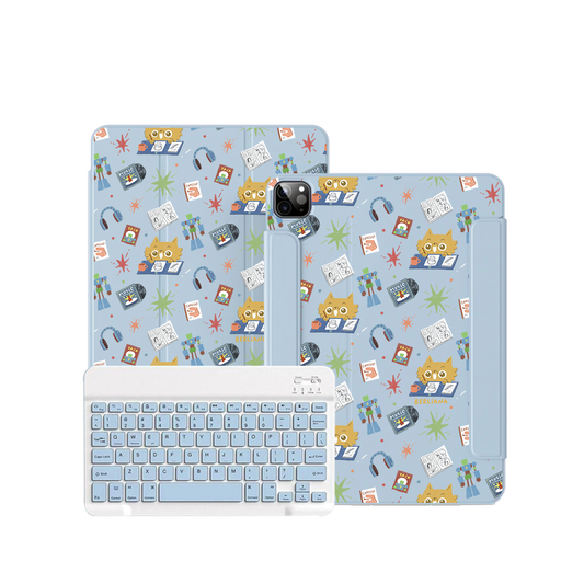 ฝาพับคีย์บอร์ดไร้สายสำหรับ iPad / Android - Too Much Hobbies