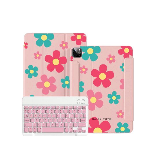 ฝาพับคีย์บอร์ดไร้สายสำหรับ iPad / Android - Daisy Delight 2.0