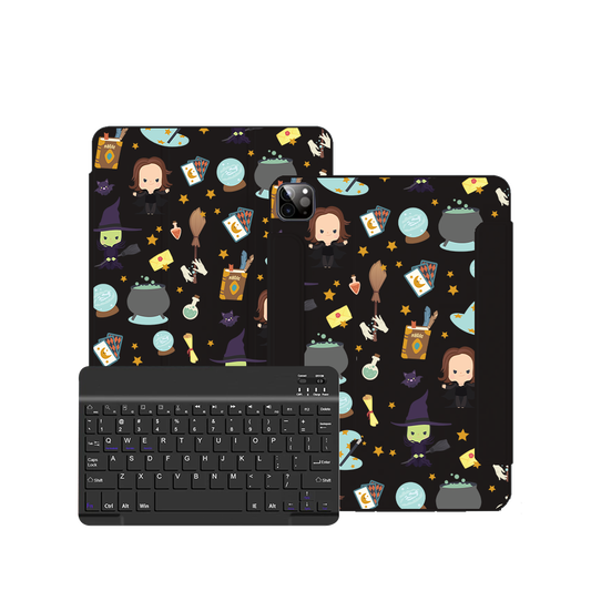 ฝาพับคีย์บอร์ดไร้สายสำหรับ iPad / Android - Little Hogwarts