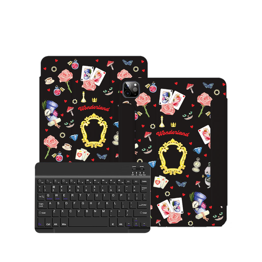 ฝาพับคีย์บอร์ดไร้สายสำหรับ iPad / Android - Wonderland